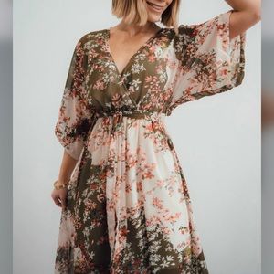 Baltic born- Kimono Maxi Dress